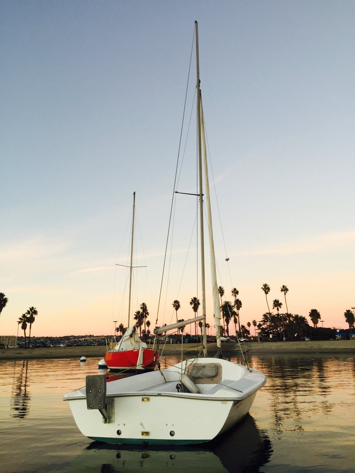 Catalina small sailboat 