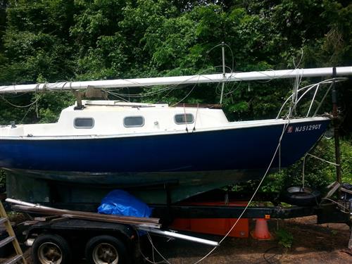 1969 Oly 23’ Sailboat & Trailer
