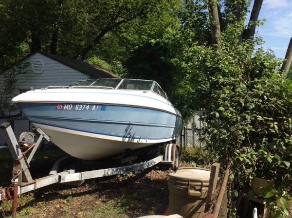 Free trailer and project boat.
