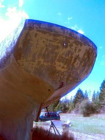 50 foot ferro-cement boat hull