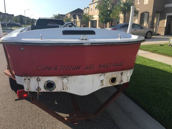 1985 correct craft ski Nautique Ski boat. Boat is hull and some misc parts.