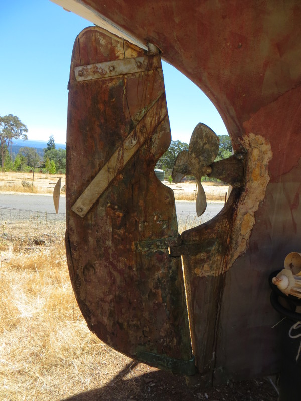 Formosa 41 Ketch rudder