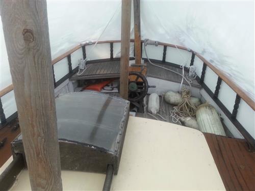 1970 Custom Colvin Design 37' Ferro Cement Sailboat beautiful on deck