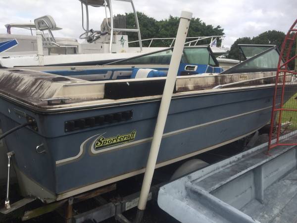 Sportcraft and trailer project boat