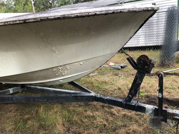 Boat and trailer Dual axel