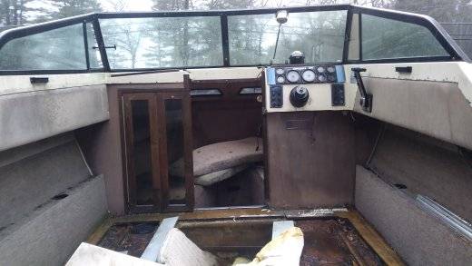 1984 Cobia Odyssey 195 - 19 1/2' cuddy cabin interior