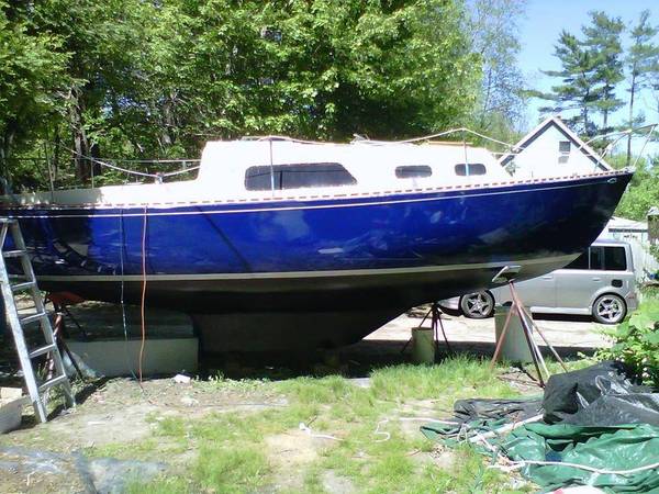 26' Grampian Sailboat on stands new paint