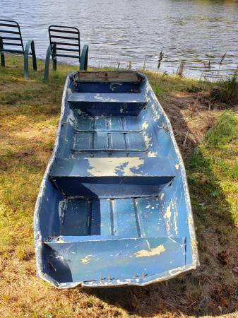 Blue Jon Boat free but need repair