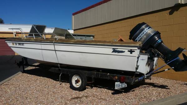 FREE BOAT, available for pickup only. Trailer and motor included.