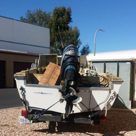 trailer and motor included