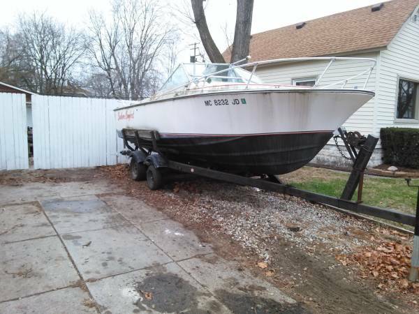 FREE 1975 22 foot scat craft boat