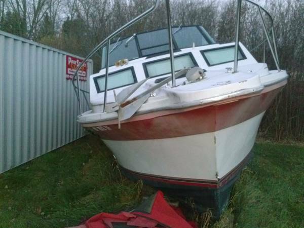 The boat needs a lot of work to the inside and to the engines as well.