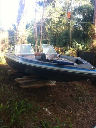 very good shape the deck needs work but its a solid boat