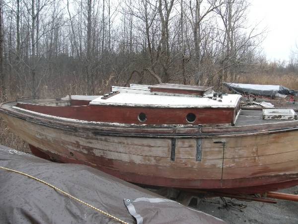 wood sailboat
