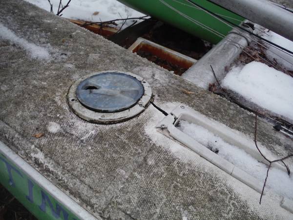 18 catamaran hull work needed