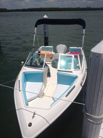 1997 striper and trailer