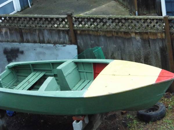wood fishing boat small