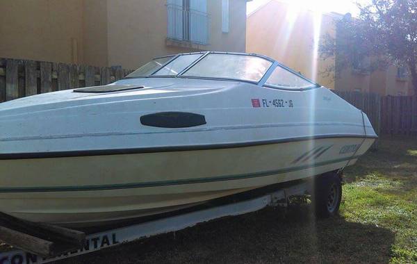 19 ft project boat with trailer
