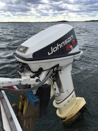 Johnson 9.9 comes with free Merit sailboat