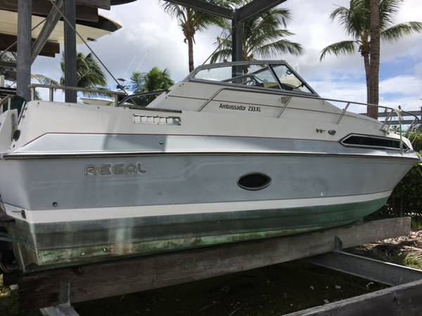 25 foot regal cabin cruiser