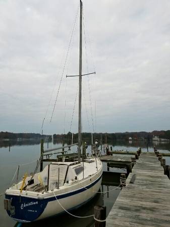 26 ft columbia sailboat