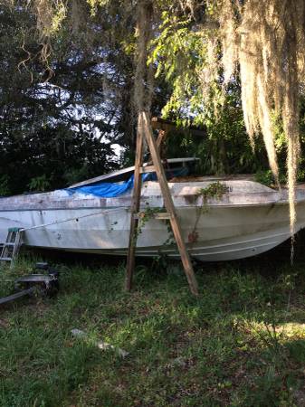 24 ft Glastron with engine