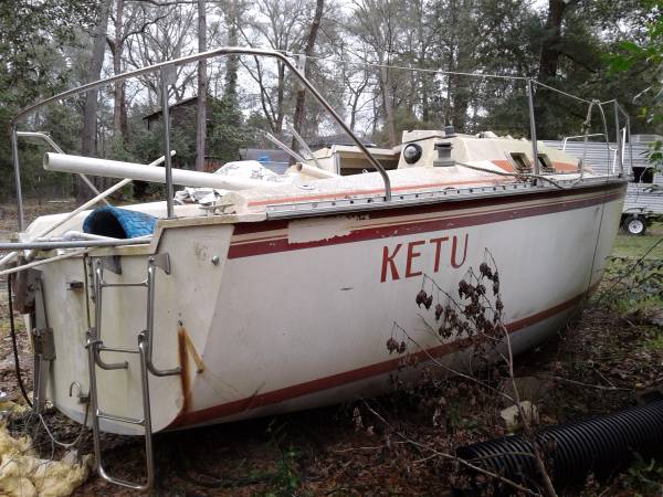 20 ft sailboat no trailer