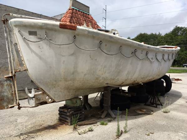Life boat side view