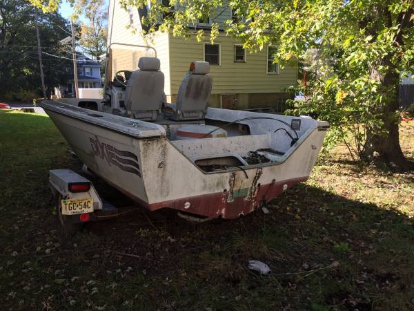 Older 18 stern no engine