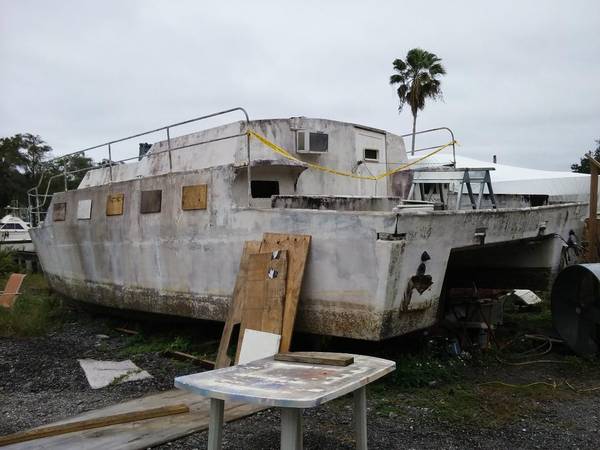 LARGE CATAMARAN BOAT