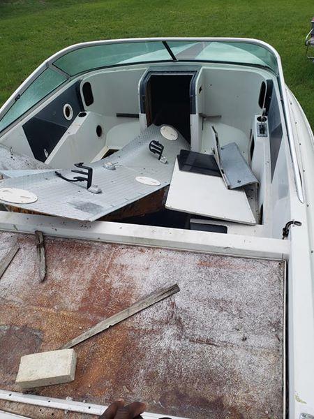 Donzi stripped deck