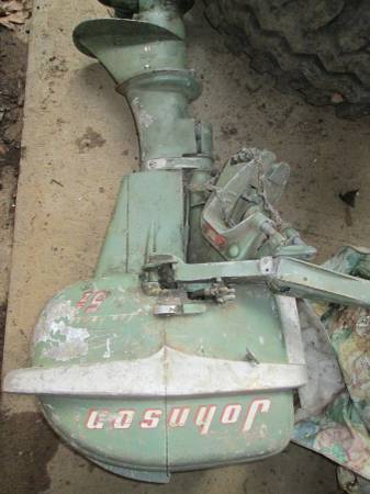 Small, 5 hsp Johnson motor