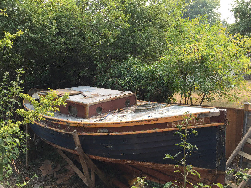 24 foot wooden sailboat