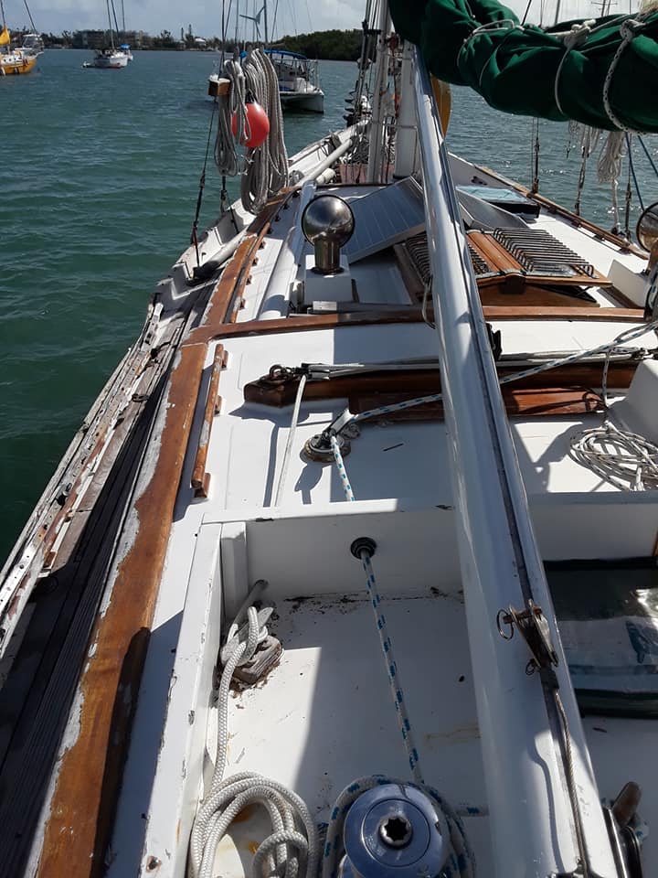 41 island trader on deck