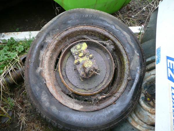 tire for old boat and trailer