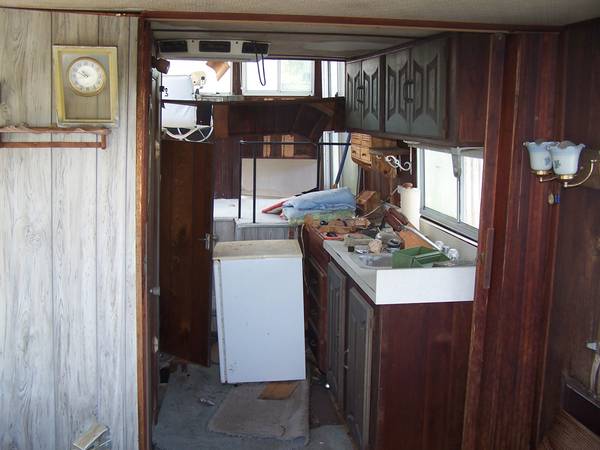 Houseboat interior rebuild project