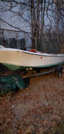 boat on trailer