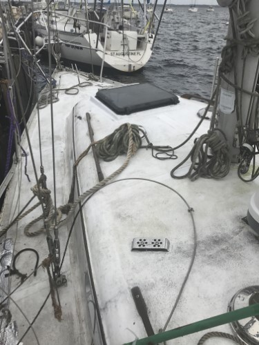 Irwin 30 on deck