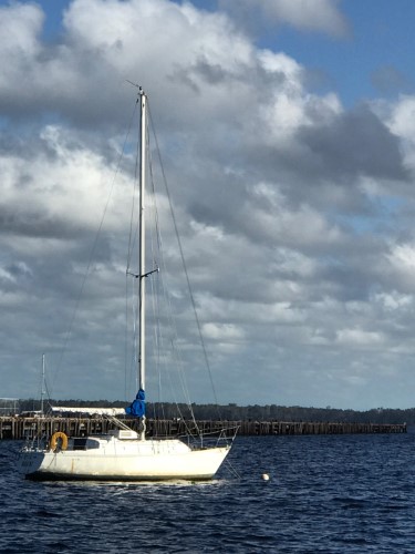 30 Irwin at anchor