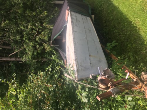 Lightning class wood boat