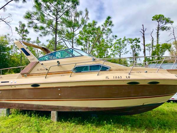 25 foot cabin cruiser project boat