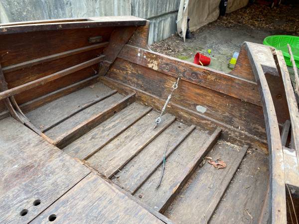 wood project boat stern