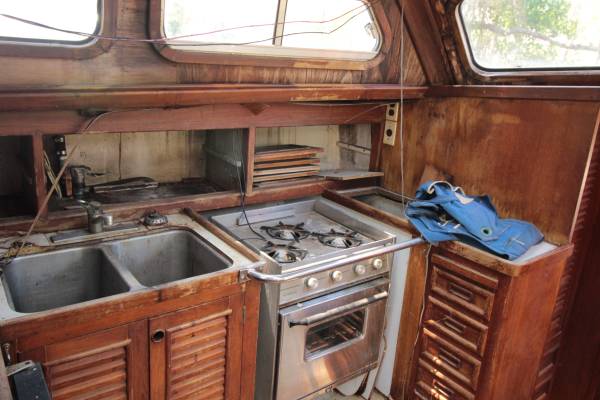  Cheoy Lee Pilothouse Galley