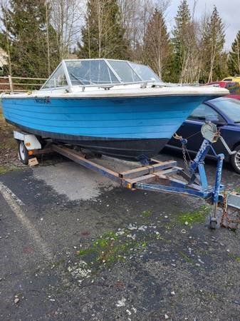18Ft boat and trailer